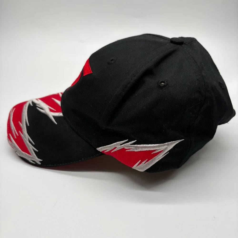 Snap-on Tools Black Red Silver Embroidered Adjustable Baseball Hat